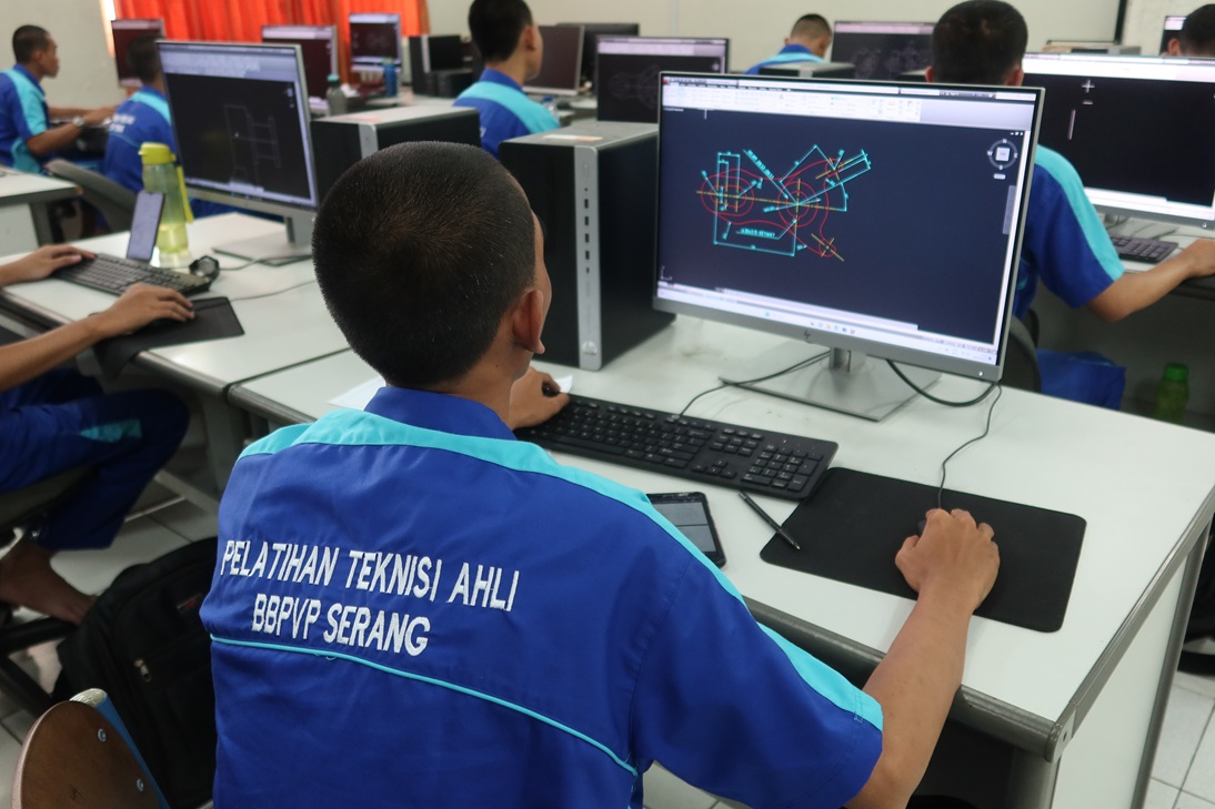 Dokumentasi pelatihan manufaktur BBPVP Serang