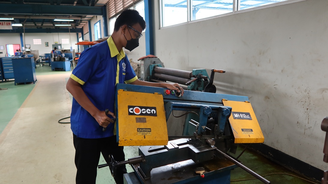 Dokumentasi pelatihan manufaktur BBPVP Serang